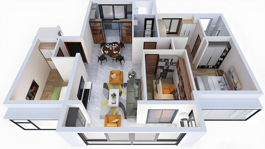 Visforgestudio 3D Floor Plan Rendering Service